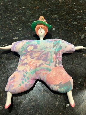 One-Piece Pastel Floral decorative doll